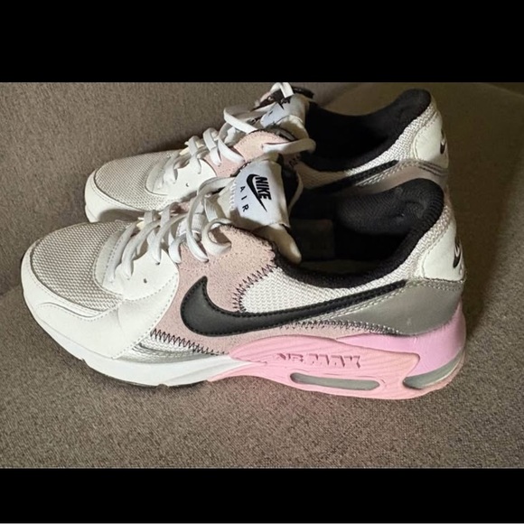Nike Women's Air Max Sneakers - White, Black, and Pink Accents - Picture 2 of 3